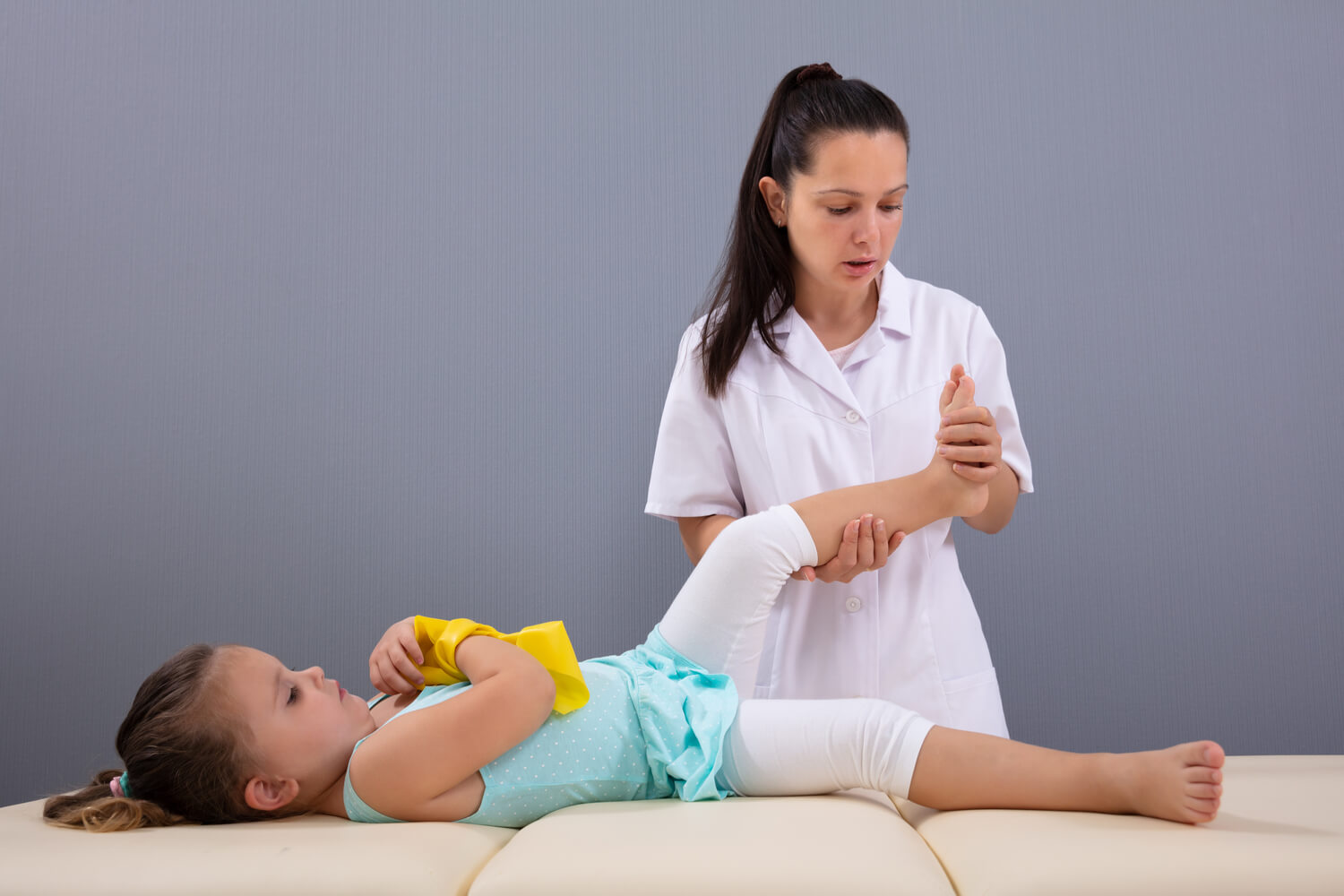 Physical Therapy on child
